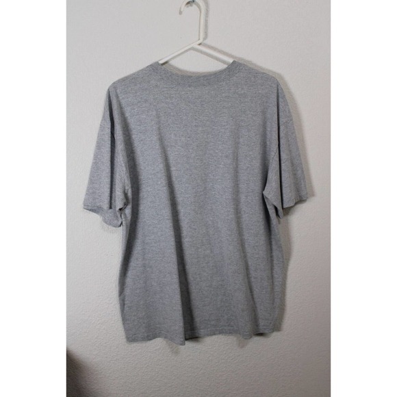 Adidas Men's Gray Large T-Shirt, Polyester, Short-Sleeve - Picture 7 of 8